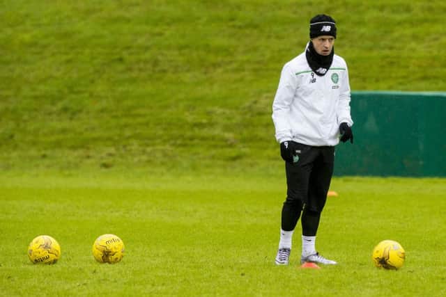 Celtics Leigh Griffiths says he will regard a personal tally of more than 35 goals as a good season. Picture: SNS