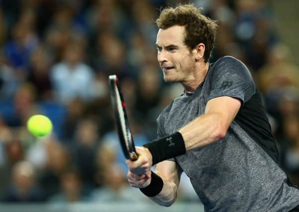 Andy Murray faced a tougher challenge than expected, but fought his way through to the fourth round. Picture: AFP