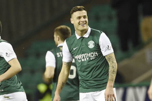 Anthony Stokes smiles after scoring on his debut. Picture: TSPL