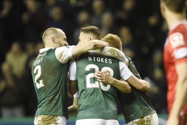 Anthony Stokes smiles after scoring on his debut. Picture: TSPL