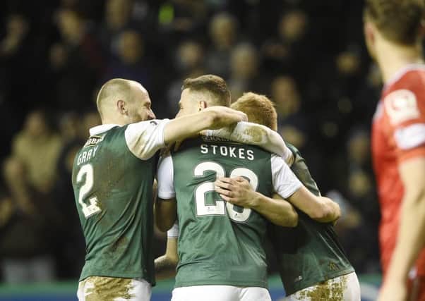 Anthony Stokes smiles after scoring on his debut. Picture: TSPL
