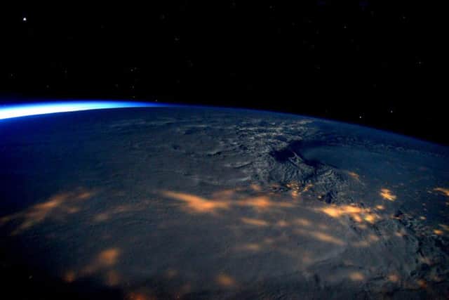 This NASA image shows the snowstorm as seen from the International Space Station. Picture: NASA