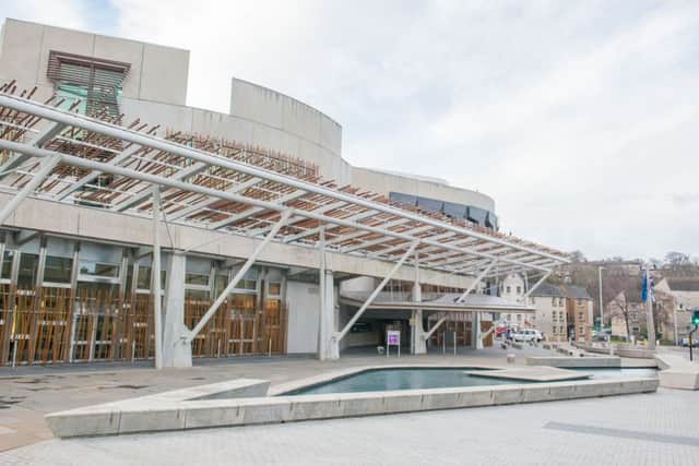 The Scottish Parliament building at Holyrood. Picture: Ian Georgeson