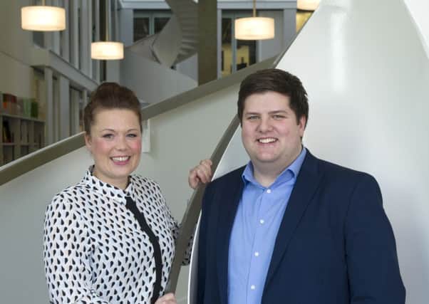 Appointedd boss Leah Hutcheon and Snap40 chief Christopher McCann will be among those pitching at EIE16. Picture: Jane Barlow