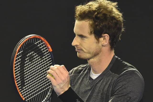 Murray put his off-court concerns to one side. Picture: AFP/Getty