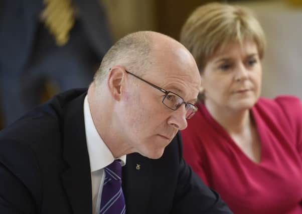 Deputy First Minister John Swinney says a fiscal deal was reaching 'the end of the road.' Picture: Greg Macvean