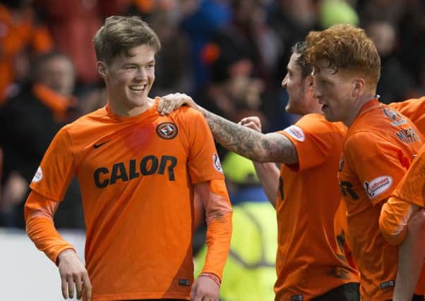 Blair Spittal stole the show in Dundee United's 5-1 victory. Picture: SNS