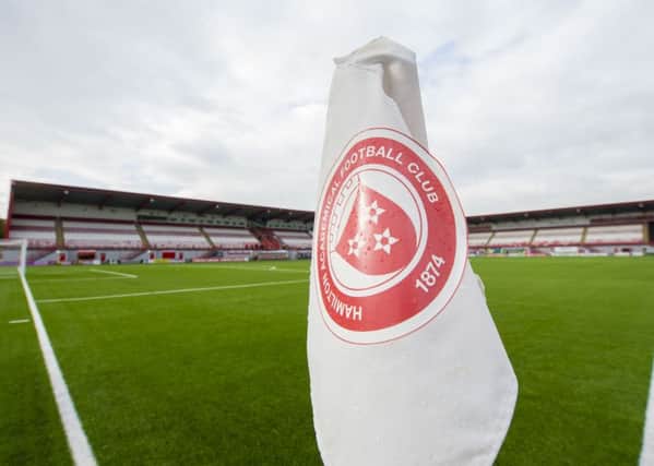 Access denied: Hamilton have said the tie cannot be played at New Douglas Park. Picture: SNS