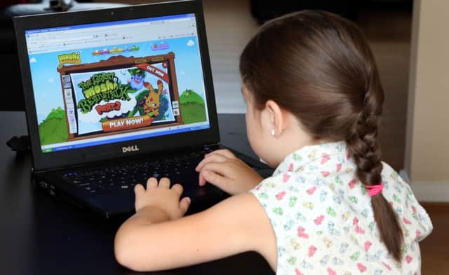 Children are spending more time online than they are watching TV. Picture: PA