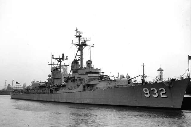 American destroyer John Paul Jones pictured in the 1990s. Image: TSPL