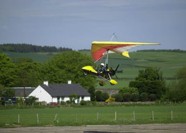 A microlight similar to the one pictured is blaming ice for the engine failure which lead to a crash PICTURE: ROB MCDOUGALL