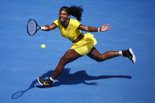 Serena Williams was not at her best but still defeated Maria Sharapova in straight sets. Picture: Vincent Thian/AP