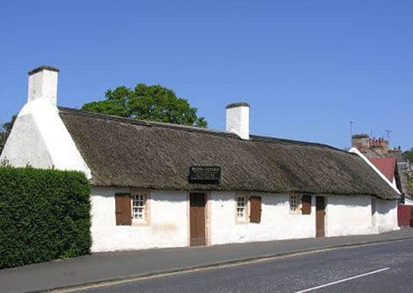 Burns Cottage in Alloway, part of the Burns Birthplace Museum