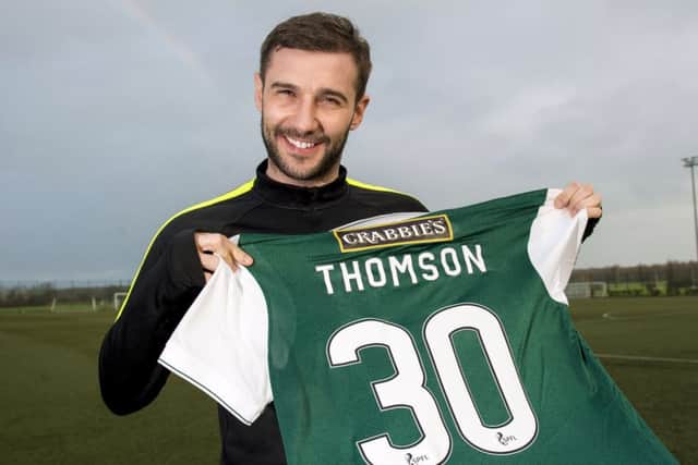 New Hibs signing Kevin Thomson says winning the League Cup would be a dream. Picture: Craig Foy/SNS