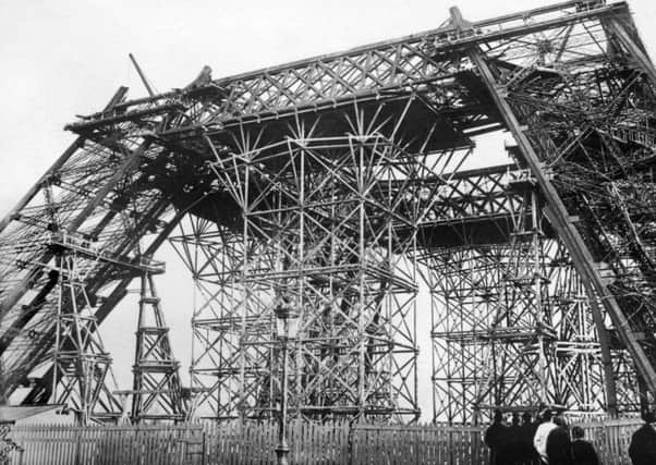 Construction work began on the Eiffel Tower in 1887. Picture: AFP/Getty Images