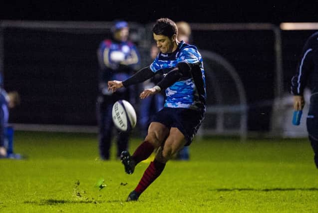 Adam Hastings impressed for Scotland U20 with his kicking. Picture: SNS