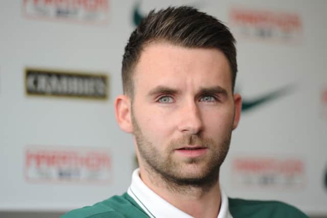 Hibs striker James Keatings came through the ranks at Celtic. Picture: Neil Hanna