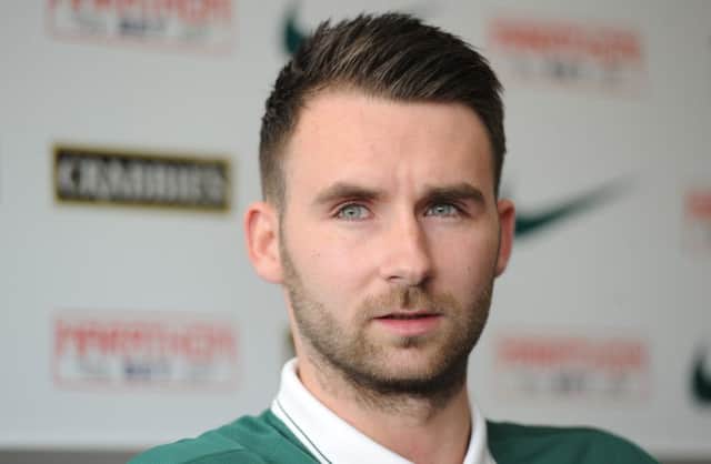 Hibs striker James Keatings came through the ranks at Celtic. Picture: Neil Hanna