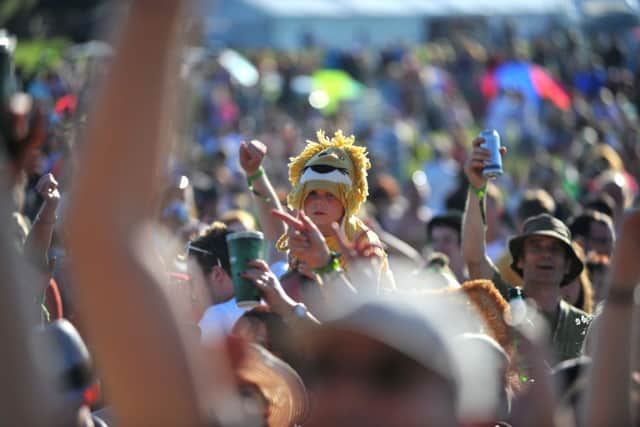 A young reveller at Wickerman Festival in 2010. Picture: Robert Perry