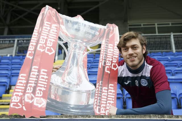 Murray Davidson is aiming to help St Johnstone reach the League Cup final afer missing their 2014 Scottish Cup win through injury. Picture: Graeme Hart