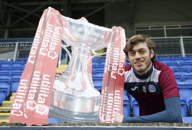 Murray Davidson is aiming to help St Johnstone reach the League Cup final afer missing their 2014 Scottish Cup win through injury. Picture: Graeme Hart