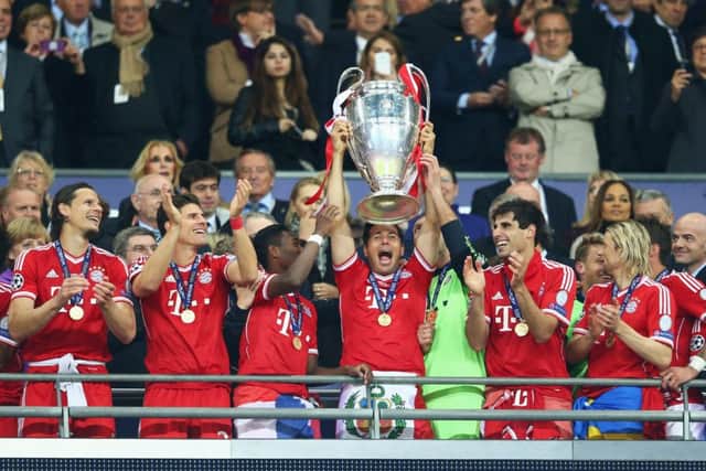 2013 Champions League winners Bayern Munich, Germanys wealthiest club, generated Â¬474m last season. Picture: Getty