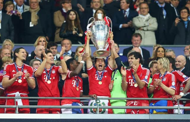 2013 Champions League winners Bayern Munich, Germanys wealthiest club, generated Â¬474m last season. Picture: Getty