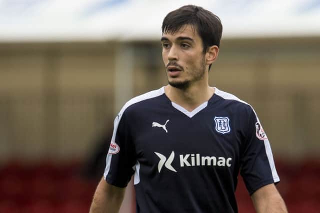 Julen suffered a freak injury in Dundee's defeat at Motherwell last month. Picture: SNS