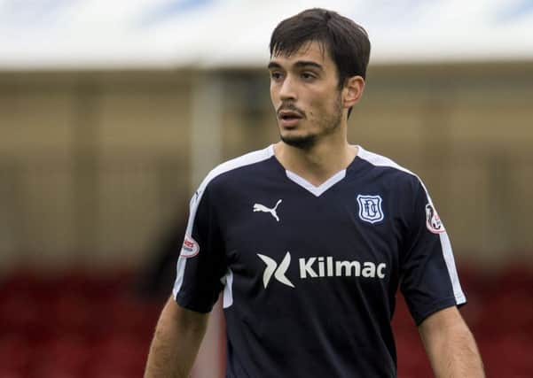 Julen suffered a freak injury in Dundee's defeat at Motherwell last month. Picture: SNS