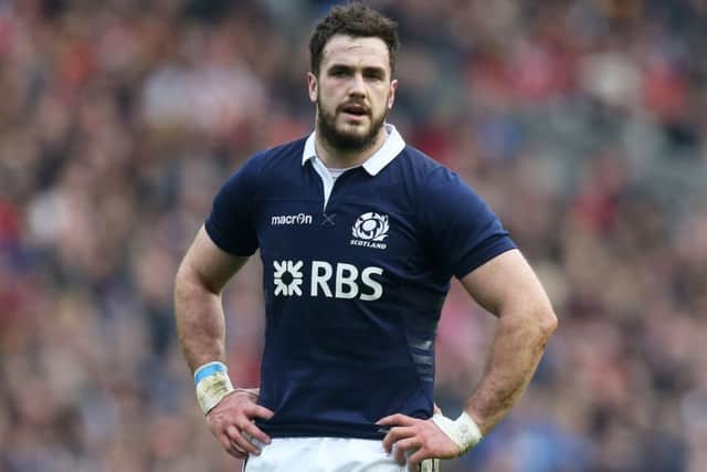 Scotland centre Alex Dunbar is "unlikely" to be fit for the Six Nations opener against England.  Picture: David Rogers/Getty Images