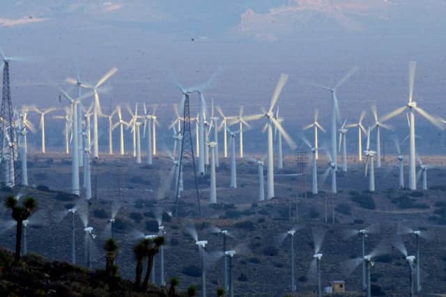 The value of green energy deals rose more than a quarter in North America. Picture: AP Photo/Reed Saxon