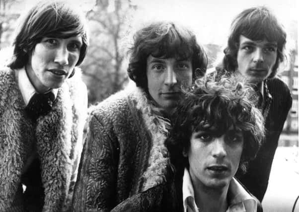 Syd Barrett, second from right, with his Pink Floyd bandmates, from left, Roger Waters, Nick Mason, and Rick Wright, right. Picture: Getty Images