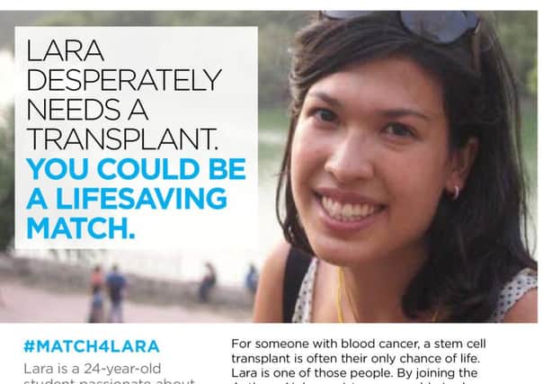 Lara Casalotti has an aggressive form of leukemia