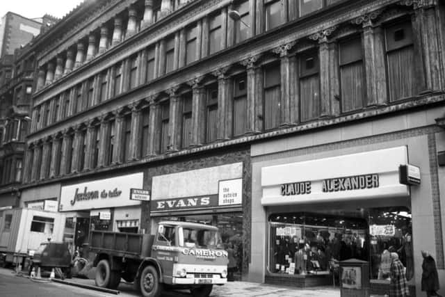 The exterior of the Egyptian Halls in Union Street in February 1975. Picture: Allan Milligan