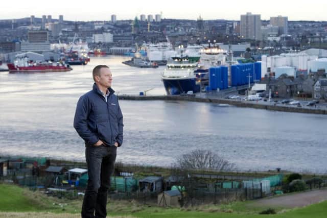 Gareth Boswell at Aberdeen Harbour. The former projects co-ordinator is thinking of returning to South Africa. Picture: Ian Rutherford