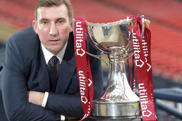 Alan Stubbs was at Hampden ahead of the League Cup semi-final