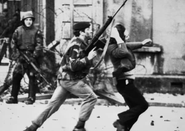 Bloody Sunday in Londonderry, Northern Ireland, when 13 protest marchers were killed. Picture: Contributed