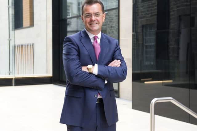 Lomond Capital chief executive Stuart Pender says the Edinburgh-based group has a number of larger acquisitions planned in the south of England. Picture: Jane Barlow
