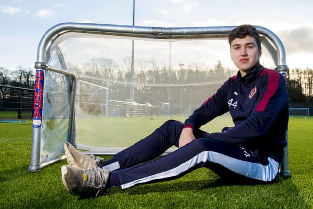 Dario Zanatta has advanced to the Hearts first team quicker than expected but hes happy to continue developing with the Under-20s. Picture: SNS