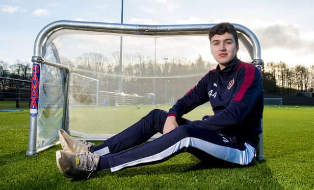 Dario Zanatta has advanced to the Hearts first team quicker than expected but hes happy to continue developing with the Under-20s. Picture: SNS