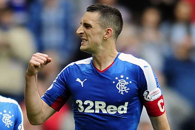 The Rangers captain says players get much worse than just a fist-pump. Picture: Michael Gillen