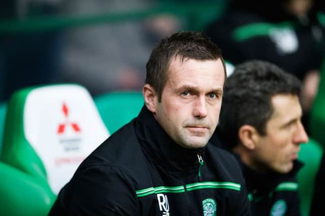 Ronny Deila will watch his side take on Ross County on Sunday. Picture: John Devlin