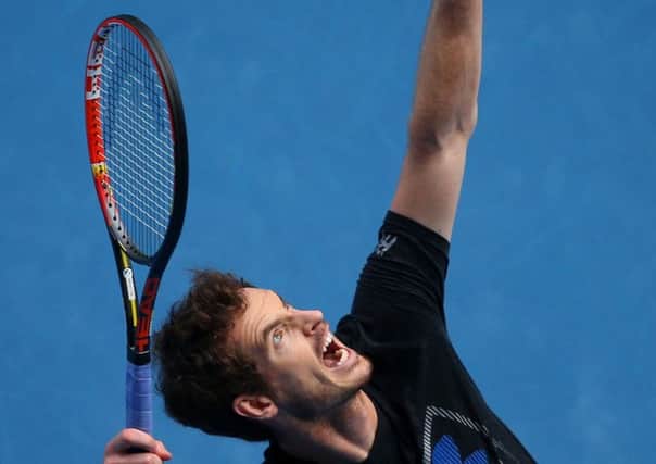 Andy Murray must beat his nemesis, Novak Djokovic, if he is to win the Australian Open at the fifth attempt. Picture: Cameron Spencer/Getty