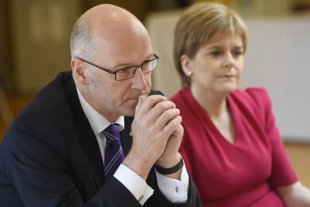 Deputy First Minister John Swinney is to travel to London to discuss funding with the UK Government. Image: Greg Macvean