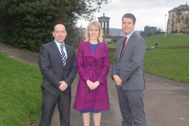 From left: Arturo Carbonell, Kirsty Mackenzie and John Gilbertson of iMultiply Resourcing
