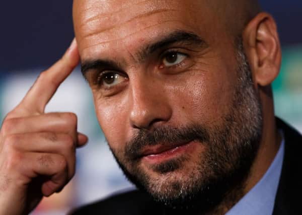 Pep Guardiola will take over as Manchester City head coach for the start of next season on a three-year contract. Picture: PA