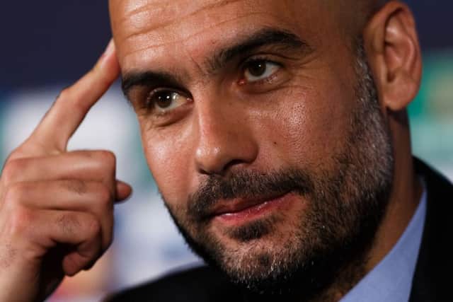 Pep Guardiola will take over as Manchester City head coach for the start of next season on a three-year contract. Picture: PA