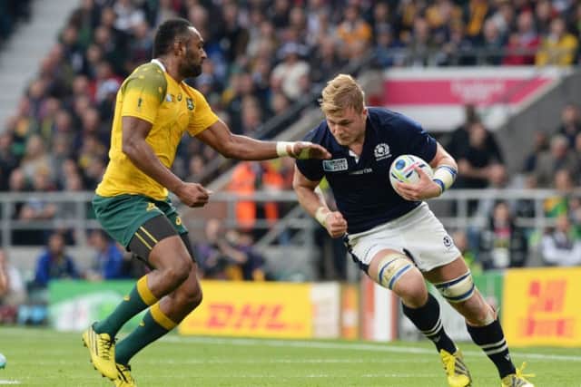 David Denton, in action against Australia, has benefited from his move to Bath. Picture: SNS