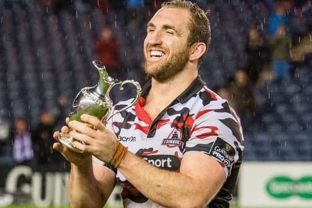 Mike Coman lifted the 1872 Cup for Edinburgh