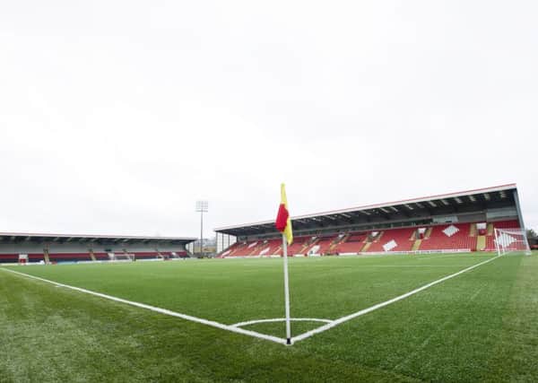 Excelsior Stadium, home of Airdrieonians, will host the cup tie. Picture: SNS